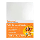 Polaseal Plástico Para Plastificação A4 220x307x0 05mm 20un