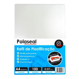 Polaseal Plástico Para Plastificação A4 220x307x0