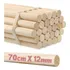 Poleiro Cabo Bastão De Madeira Pinus 70cm X 12mm 10 Unidades