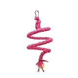 Poleiros De Corda Para Pássaros Acessórios De Gaiola De Brinquedo Corda De Papagaio Brinquedo De Pé Para Calopsitas Suprimentos Para Pássaros De Estimação Periquitos Vermelho 124 Color Red