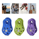 Polia Aluminio Corda Bombeiro Alpinismo Roldana Resgate 20kn