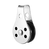 Polia De Aço Inoxidável Prática Antiferrugem Anticorrosão Multifuncional De Aço Inoxidável Clássica Polia De Corda De Levantamento Para Móveis Navios V Groove V Belt Drive Polia