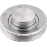 Polia De Alumínio 1 Canal Tipo B 120mm 120b1 Mademil Gabitec