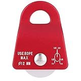 Polia De Escalada Vomeko 20kN Polia De Resgate Polia única Polia única Micro Móvel Polia Oscilante Micro Lateral Prusik Polias De Cuidado Para Montanhismo De Escalada