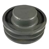 Polia De Ferro Fundido 100mm Com 2 Canais B Mademil