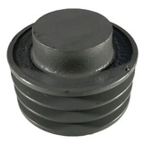 Polia De Ferro Fundido 160mm Com 3 Canais B   Mademil