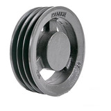 Polia De Ferro Fundido 200mm Com 3 Canais A Mademil