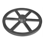 Polia De Ferro Fundido 300mm Com 1 Canal B Mademil