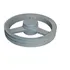 Polia De Ferro Fundido 300mm Com 2 Canais B   Mademil