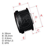 Polia De Roda Livre Oap Do Alternador Kia Picanto 2011 2013