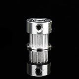 Polia Dentada De Alumínio Com Furo 5pcs GT2 16 Dentes Polia De Correia Dentada De Alumínio Com Furo De 5 Mm Compacta E Fácil De Transportar Para Impressora 3D Polias De