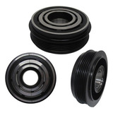 Polia Do Compressor Honda Fit 04 Até 2007 5pk Com Rolamento