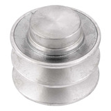 Polia Dupla 70mm De Alumínio Com 2 Canais Perfil B Vonder
