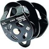 Polia Dupla Oscilante USClimb 36KN Rolamentada CE UIAA