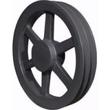 Polia Ferro Fundido 2 Canais Tipo C 350mm 350c2 Mademil