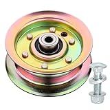 Polia Intermediária Adequada Para Cortador Husq Craftsman - Rolamentos De Polia Intermediária Planos Compatíveis Com Tratores De Grama Husq Sears Poulan 196106-197379 E 177968-193197 Com Deck De 116-8 Cm De 122 Cm- Substitui 532177968
