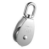 Polia Roldana Moitão M50 Giratória Aço Inox Resistente