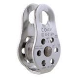 Polia Simples Aluminio Placas Fixas  bucha  22kn   For Rope