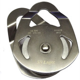 Polia Simples Inox Rolamentado Placas Oscilantes 44kn Al
