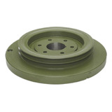 Polia Virabrequim Motor 2 Pistas Mb Om 1113 Om 2219 Trator