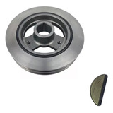 Polia Virabrequim Opala Caravan A10 C10 Anti Ruido Chaveta