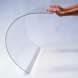 Policarbonato Compacto 2m X 1m X 2mm Transparente Prot Uv