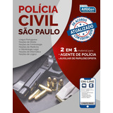 Polícia Civil De São Paulo Pc Sp 2 Em 1 Agente De Polícia E Auxiliar De Papilocopista De Equipe Alfa Editorial Jafar Sistemas De Ensino E Cursos Livres Tapa Mole En Português 2018