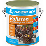 Polisten P Madeira Sayerlack Stain 3 6l Escolha A Cor Acabamento Acetinado Cor Natural