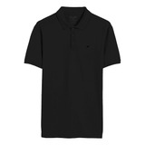 Polo Ellus Piquet E Asa Classic Masculina Preta Dom