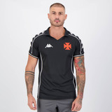 Polo Kappa Vasco Supporter 2023 Preta
