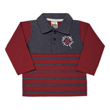 Polo Masculina Infantil Manga
