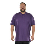Polo Piquet Masculina Plus