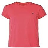 Polo Ralph Lauren Camiseta Feminina De Gola Redonda, (primavera/verão 2023) Rosa Esportivo, G