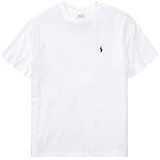 Polo Ralph Lauren Camiseta Infantil De Algodão Com Gola Redonda (crianças Grandes), A Camisa Polo Básica Branca, L