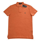 Polo Ralph Lauren Custom Fit Laranja Original