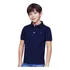Polo Tommy Hilfiger Infantil Marinho Stretch