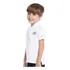 Polo Tommy Hilfiger Infantil Piquet Branco White 1985