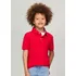 Polo Tommy Hilfiger Infantil Vermelha Stretch