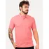Polo Tommy Jeans Masculina Piquet Regular Placket Rosa