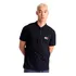 Polo Tommy Jeans Masculina Regular Classic Flag Badge Preta