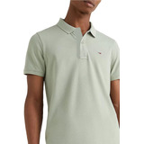 Polo Tommy Jeans Stretch Verde 