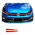 Polo Virtus Friso Vermelho Grade Tsi Gts E Gti Automotivo