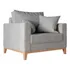 Poltrona Amale Home Beny Living Bege Liso 1 Lugar
