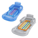 Poltrona Boia Inflável De Piscina Porta Copo Bestway Colchão