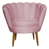 Poltrona Cadeira Luxo Decorativa Estofada Para Estética