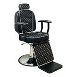 Poltrona Cadeira Reclinável De Barbeiro E