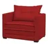 Poltrona Cama Londres Suede Vermelho D'monegatto