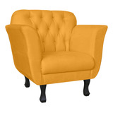Poltrona Decorativa Dalia Suede