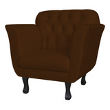 Poltrona Decorativa Dalia Suede