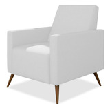 Poltrona Decorativa Gabi Corano Branco
